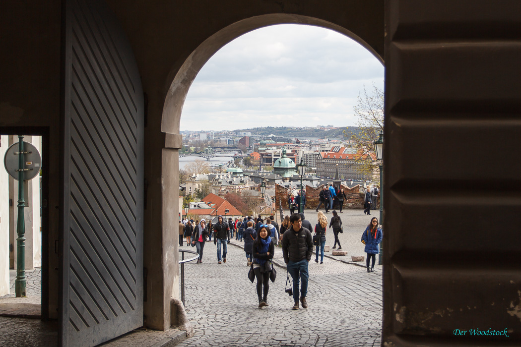 Auf dem Weg vom Hradschin hinunter in die Stadt